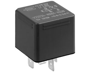 TRP 12V 30/40A, 5-Terminal SPDT Plug-In Mini Relay with Diode (CB12650)