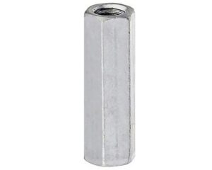 3/8″ x 1-3/4″ Long – Plated Coupling Nut (CNC38P)