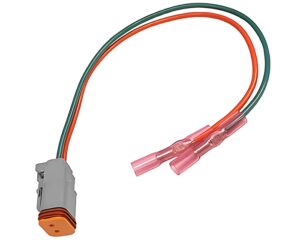 2-Way Deutsch Male Pigtail Connector (DT06-2S-PT)