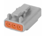 Deutsch DTM Series 3-Pin Plug Connector (DTM06-3S)