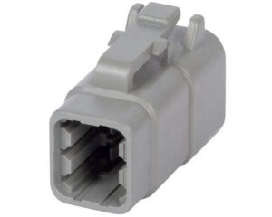 Deutsch DTM Series 6-Pin Female Plug Gray Connector – Inline (DTM06-6S)