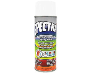 Krylon® E-Series 340g Acrylic Enamel Fast Drying Spray Paint, Interior/Exterior, Gloss Finish, White (E118)
