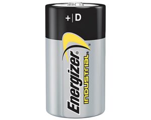 Energizer® 1.5V 0.8VDC Industrial Type-D Alkaline Battery, Single (EN95)