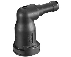 3/8″ Female x 3/8″ Male, Quick-Connect 90-Deg. Fuel Line Connector (FL09-6-6)