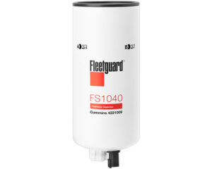 Fleetguard® Fuel/Water Separator Filter with WIF Sensor & Drain Valve, Spin-On (FS1040)