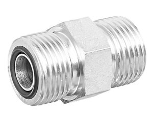 Brennan 3/4" Male ORFS x 3/4" Male NPT, Straight Adapter, Steel (FS2404-12-12)