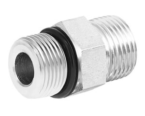 Brennan 3/8″ Male ORFS x 1/4″ Male ORB, Straight Adapter, Steel (FS6400-06-04-O)