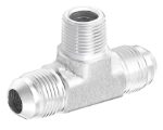 Gates® G60551-0808 Hydraulic Adapter, Male JIC Flare on Run x Male NPTF, Tee