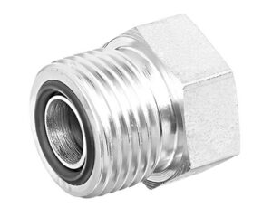 Gates® G60702-0024 Hydraulic Adapter, Male Flat-Face O-Ring Plug, Steel