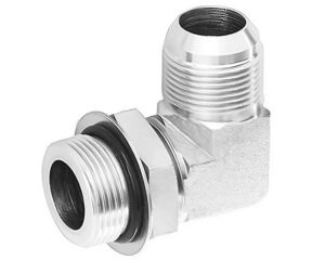 Gates® G62460-2020 Adapter, 90° Elbow, Male British Std. Pipe Parallel with O-Ring x Male JIC 37° Flare