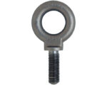 Gray 3/4" Thread Size, 5-1/4" Length, Shoulder Eyebolt, 7200 lb Load Cap, Forged Carbon Steel (GRAYBS24)