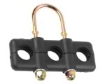 HD Plus® 3 Holes – Air Hose Clamp Holder, ABS Plastic, For 3/8″ I.D Air Line (H51009)