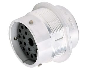 Deutsch HD30 Series – Socket Receptacle 18-Pin Circular Connector, 24-Shell, Silver (HD34-24-18SN)