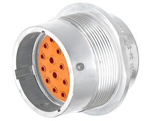 Deutsch HD30 Series  – 21 Pin Receptacle Circular Connector, Bayonet Lock, In-Line (HD34-24-21PN)