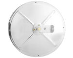 HD Plus® 8.5″ Center Mount Convex Mirror, L-Bracket Included, Adjustable 5/16″ Studs and Bolt, Stainless Steel (HDM10801)