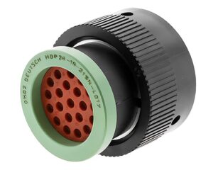 Deutsch HDP20 Series 21-Pin Socket Plug Circular Connector, Ring Adapter, 18-Shell (HDP26-18-21SN-L017)