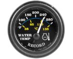 Record/Mr.Speedometer 100-280°F Range, 2″ Water Temperature Gauge (HG129)