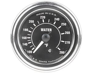 Record/Mr.Speedometer 100-280°F Range, 2″ Mechanical Water Temp. Gauge (HG168)