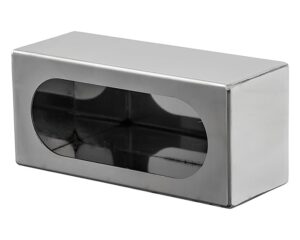 Star Fabrication 6.75″ x 2.5″ Hole Diameter, Single Oval Light Box, Steel Type (1040)