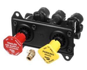 Bendix® 1/4″ NPT Ports, 1/4" Hole Mounting, MV-3 Dash Control Module Valve (K095875)