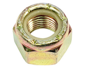 1/2″ Diameter, 0.594″ Thickness, Grade-2, Carbon Steel Lock Nut, Nylon (LNF12)