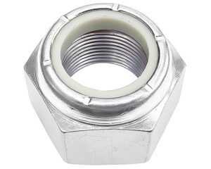 1-3/8" Diameter, 1.563" Thickness, GR2 Nylon Lock Nut – Low C/Steel (LNC138)