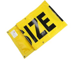 Wide Load/Oversize Load Sign, Yellow (LONGLOAD)