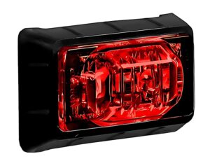 Maxxima 1-1/2″ LED Mini Clearance Marker Rectangular Light, Surface Mounted –  Red (M09360R)