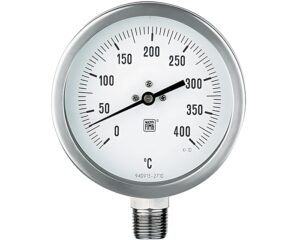 Nuova Fima 0-2000 PSI Pressure Gauge, Stainless Steel Case (MGS183A422)
