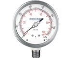 0-100 PSI/0-600 kPa Range, Pressure Gauge, Stainless Steel (MGS183A412)