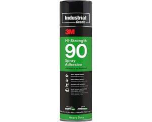 3M Hi-Strength – 90 Spray Adhesive, 500g Aerosol Can, For Industrial Grade (MMM90)