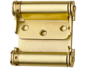 National Hardware® 3″ Double-Acting / Self Closing Spring Hinge, Surface Mount, Satin Brass Finish, Steel (N100-049)