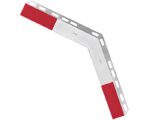Nu-Line® 12.75" Height, Angled Mud Flap Reflector Strip Pair, Aluminum (NRS3700)