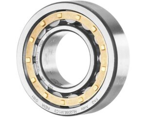 FAG® 120mm I.D, 215mm O.D, Straight, Cylindrical Roller Bearing - Brass Cage (NU224-E-M1-C3)
