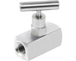 GRM Flow 1/4″ NPT Size, Female x Female, High Pressure Needle Valve, 316 Stainless (NV125502)