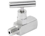 GRM Flow 1/2″ NPT Size, Male x Female, High Pressure Needle Valve, A108 Steel (NV150001)