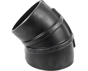 6″ Hump Hose 45-Deg. Elbow, Rubber (900828)
