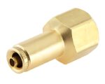 1/4″ Tube x 1/8″ FNPT, Push-to-Connect, Air Brake Brass Connector (PC1466-4A)