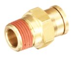 3/8″ Tube x 3/8″ MNPT, Air Brake Fitting, Push-to-Connect, Male Pipe Connector (PC1468-6C)