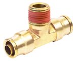 3/8″ Tube x 1/4″ MNPT, Air Brake Fitting, Push-to-Connect, Male Pipe Branch Tee (PC1472-6B)