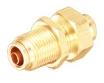 1/2″ Tube, DOT Push-to-Connect Fitting, Bulkhead Union, Brass (PC1477-8)