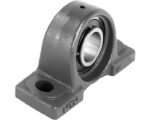 NTN® 2.165" Bore, 1.771" Base Width, Pillow Block Ball Bearing Unit, 2-Bolt Base (PE211)