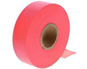 Procore® 1″ x 120 ft. Flourescent Series, Pink Arctic Flagging Tape, 1-Roll (PF6V)