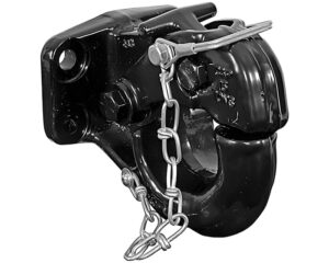 Buyers® 15-Ton Forged Steel Pintle Hook, 30000 MGTW, 6000 MVL lb, Black (PH15)