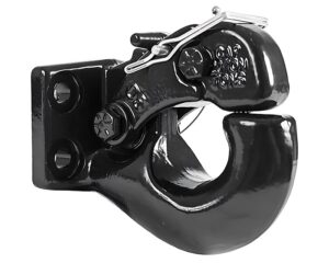 Buyers® 20-Ton Forged Steel – Pintle Hook, 40000 MGTW, 8000 MVL lb, Black (PH20)