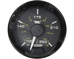 Murphy® PowerView 2″ Analog Coolant Temperature Remote Gage, 100 – 250°F (PVA20-B-250-AB)