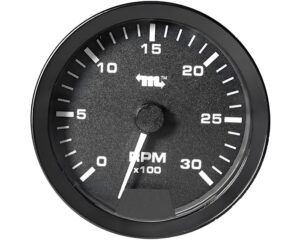 Murphy® PowerView 2″ Tachometer Gage, Analog 3000 RPM (PVA20-T-3000-AB)