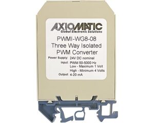 Axiomatic 24 VDC, 3-Way –  Isolated PWM Converter, For Industrial Machine Controls (PWMI-WG8-04)