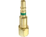 Western Ent. QDB100 Quick-Connect 9/16" Male Plug Oxygen w/ Built-in Check Valve (WSBQDB100)