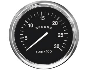 Record/Mr.Speedometer 0-3000 RPM, Electric Tachometer (R175-12/24B)